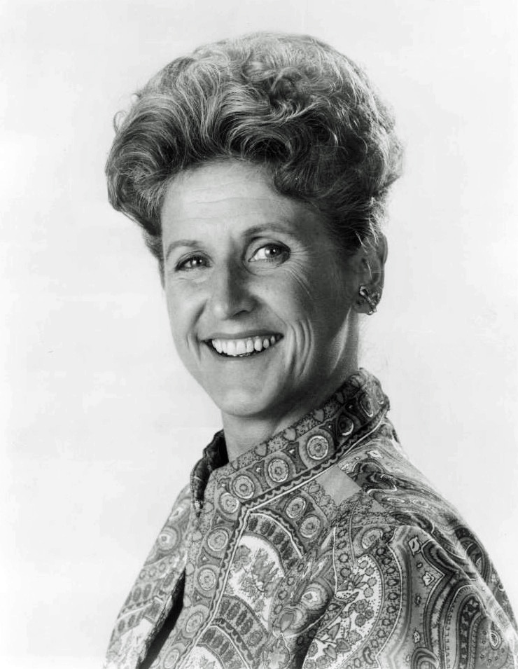 Publicity photo of American actress, Ann B. Davis, circa 1973.